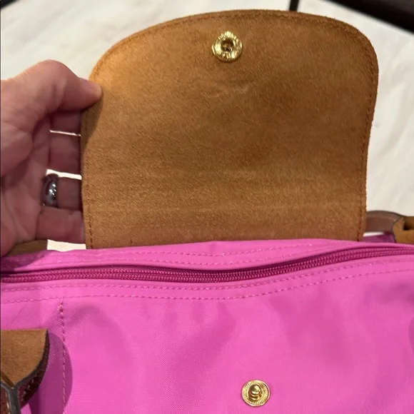 Longchamp Pink Tote Bag - Picture 9 of 14